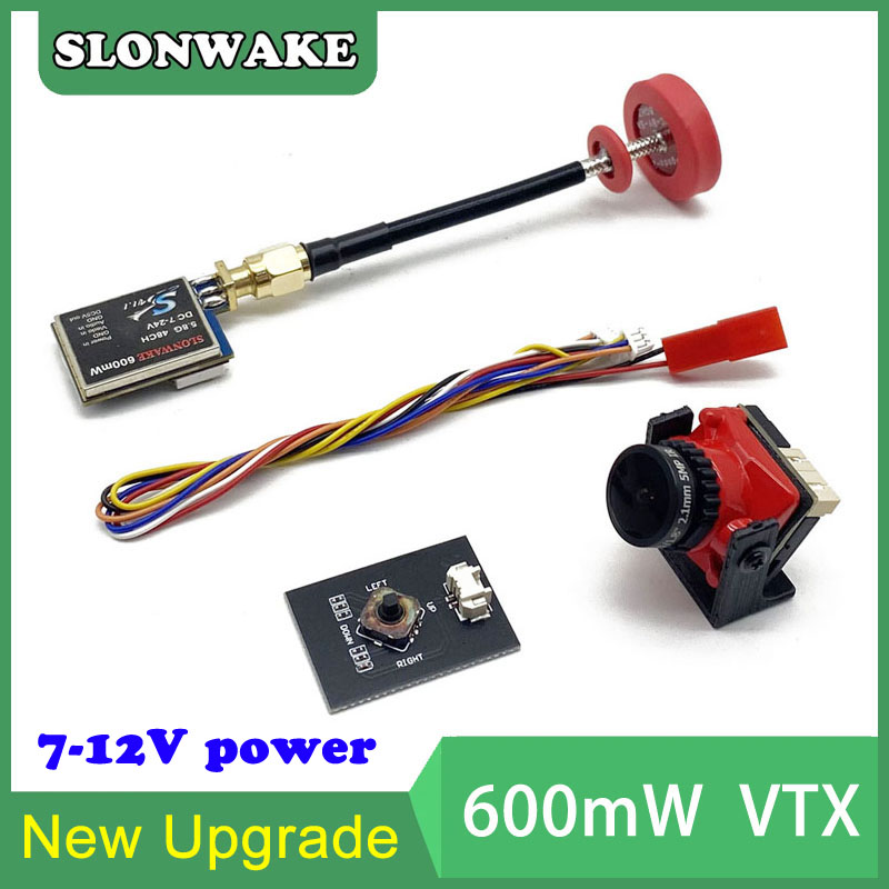 Drone Rc Controller And Receiver - 5.8G 48CH 600mW 조정 가능한 VTX-CAM