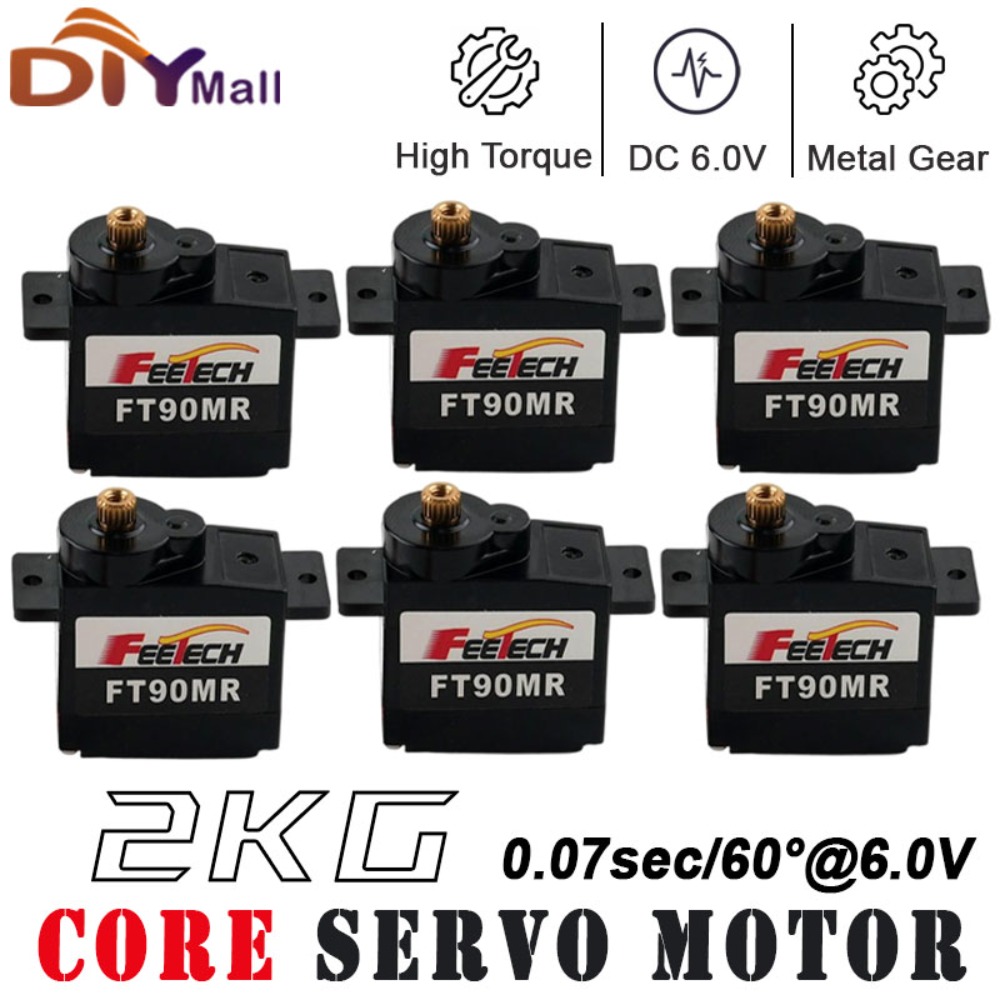 Drone Rc Leading - 1/2/4 PCS Feetech FT90M 디지털 메탈