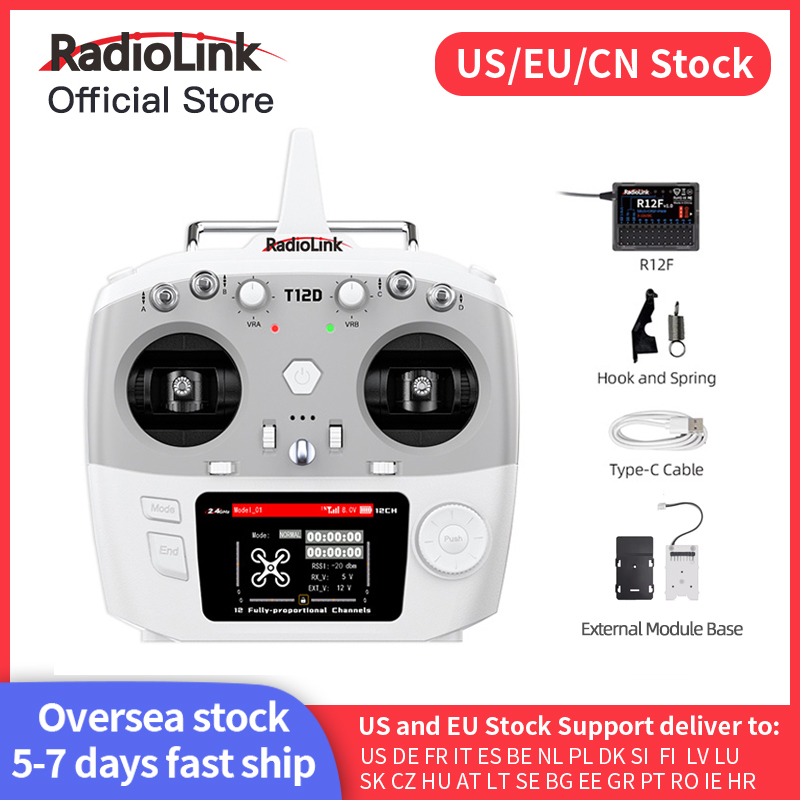 Drone Rc Car - Radiolink T12D ELRS 12 채널 송신기,