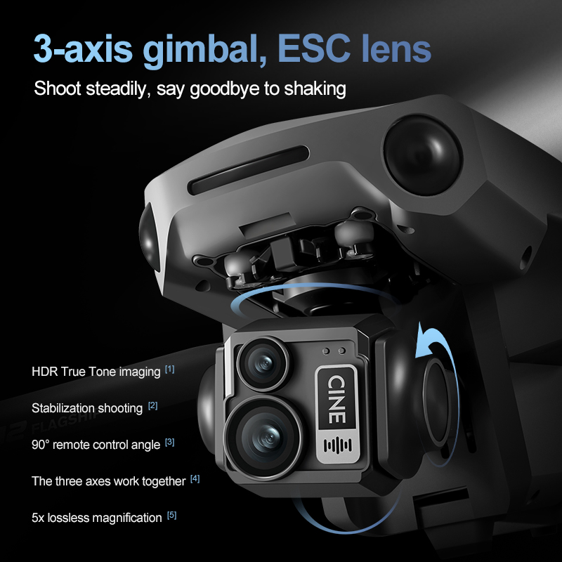 8K 3축 짐벌 브러시리스 7.2인치 터치스크린 FPV - Gps Module Drone 리뷰 및 가격