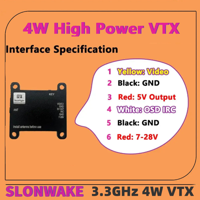 SLONWAKE FPV 3.3G 16채널 4000mW  - Drone Rc Car 리뷰 및 가격