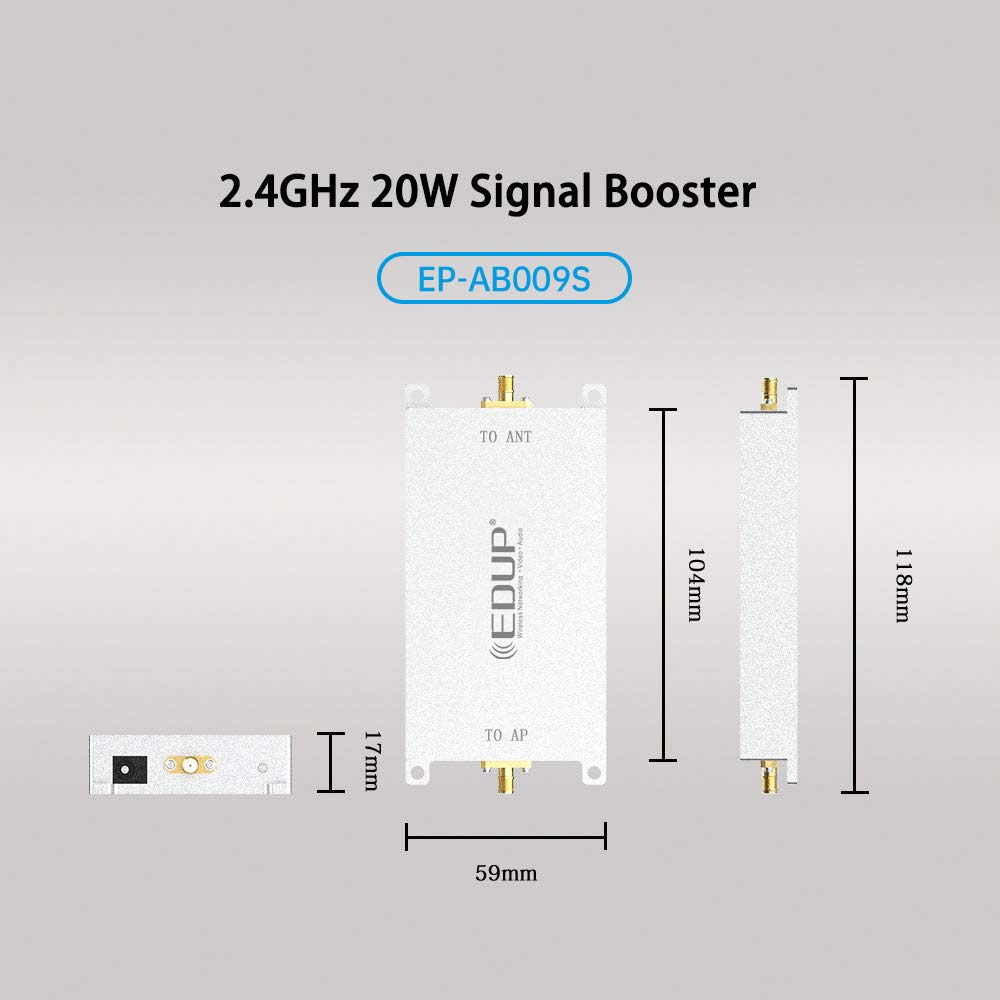 EDUP EP-AB009 2.4GHz 20W WiFi  - Drone Rc Signal 리뷰 및 가격