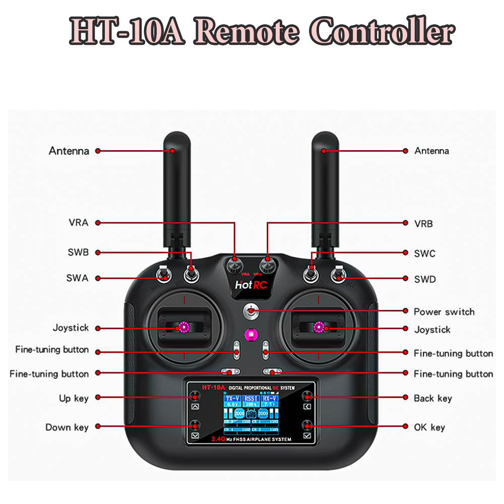 Hotrc 핫 rc HT-10A HT10A 2.4Ghz - Drone Rc Kit 리뷰 및 가격