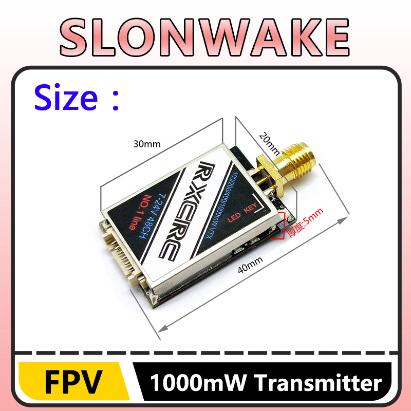 SLONWAKE 5.8G 48CH 1W VTX 100/ - Drone Rc Controller And Receiver 리뷰 및 가격