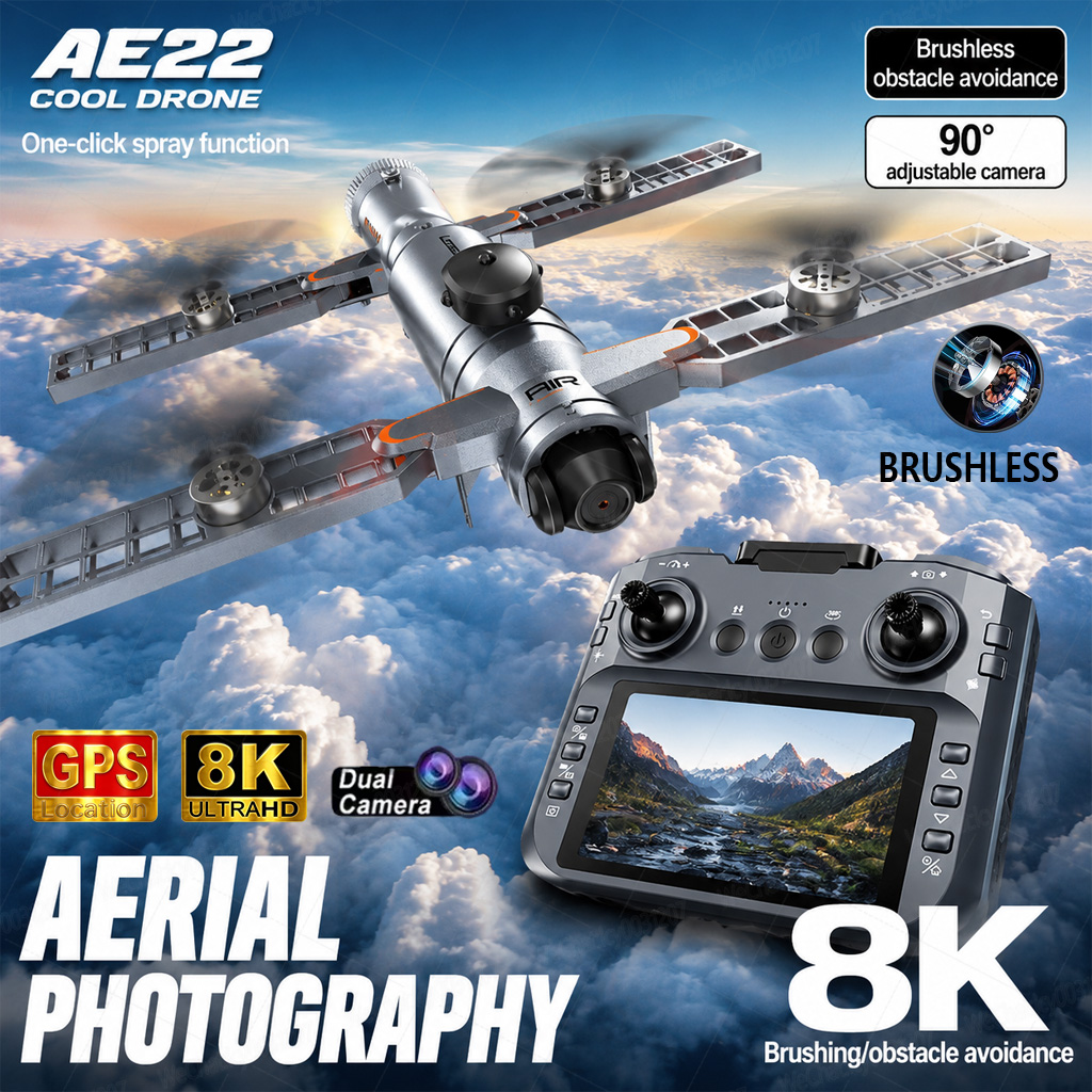 새로운 AE22 드론 전문가용 8k 듀얼 카메라 RC  - Drone Rc Price 리뷰 및 가격