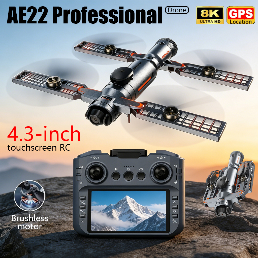 업그레이드된 AE22 PRO MAX 접이식 드론 8K  - Drone Rc Price 리뷰 및 가격