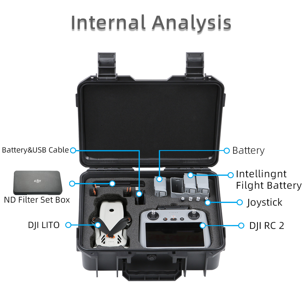 DJI LITO 1 X1 드론 하드쉘 보관 케이스 휴대 - Drone Dji Rc N3 리뷰 및 가격