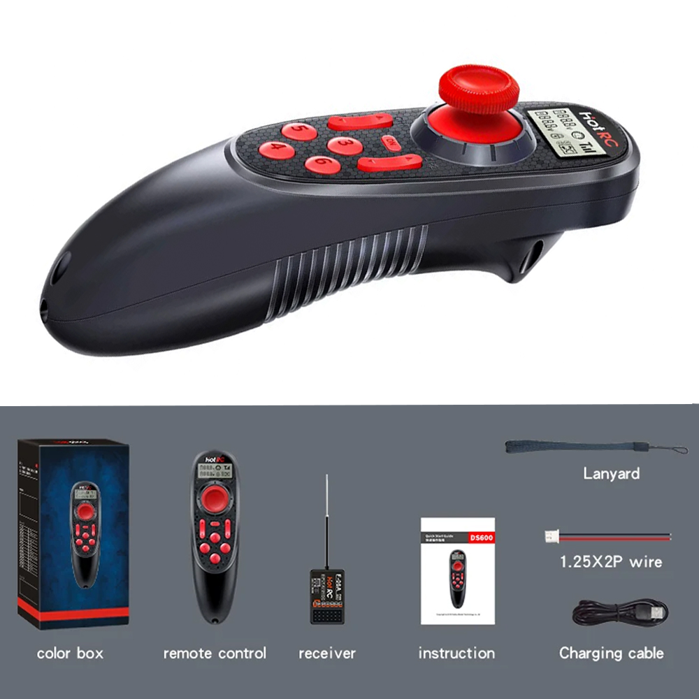 HOTRC DS-600 라디오 시스템 송신기 리모컨,  - Joystick Rc Drone 리뷰 및 가격