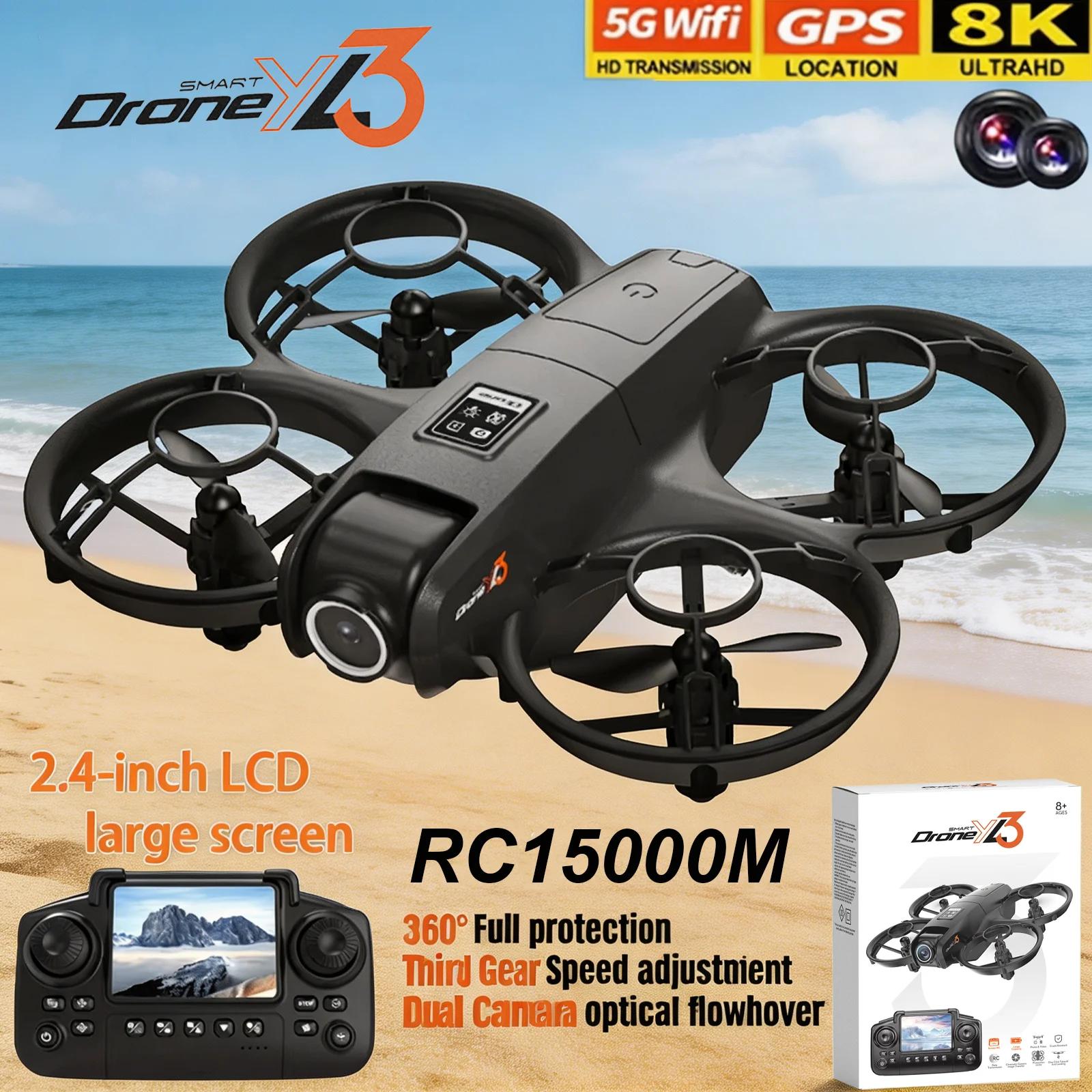 새로운 YL3 RC 드론 8K 1080P 광각 듀얼 H - Drone Udi Rc 리뷰 및 가격